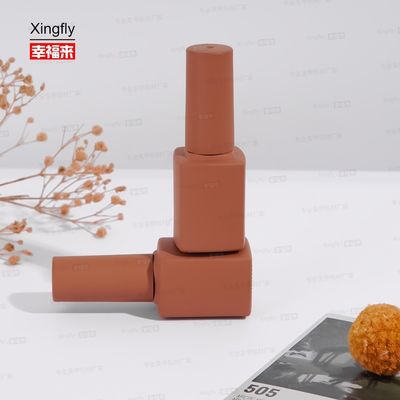12ml Quad Square Nail Polish Container Tấm kính rỗng Container Nail Polish chai thủy tinh