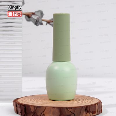 11ml Quả chai sơn móng tròn Container mỹ phẩm rỗng Sơn móng galss