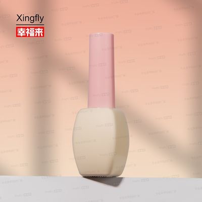 12ml Bao bì mỹ phẩm Gel móng sơn dầu chai thủy tinh với nắp bàn chải cho gel