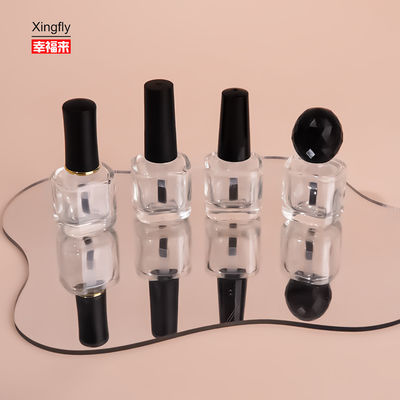 Giá tốt Tùy chỉnh 8ml độc đáo Clear Empty Gel Glass Gel nail polish chai với cap bàn chải trực tuyến