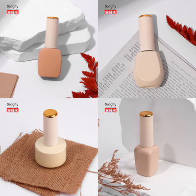 Chai sơn móng tay rỗng kiểu cách, lọ sơn gel móng tay, chai thủy tinh có nắp và cọ