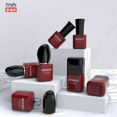 Giá tốt Tùy chỉnh 8ml độc đáo Clear Empty Gel Glass Gel nail polish chai với cap bàn chải trực tuyến